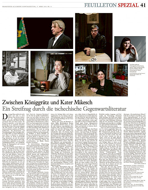 Ein Streifzug durch die tschechische Gegenwartsliteratur