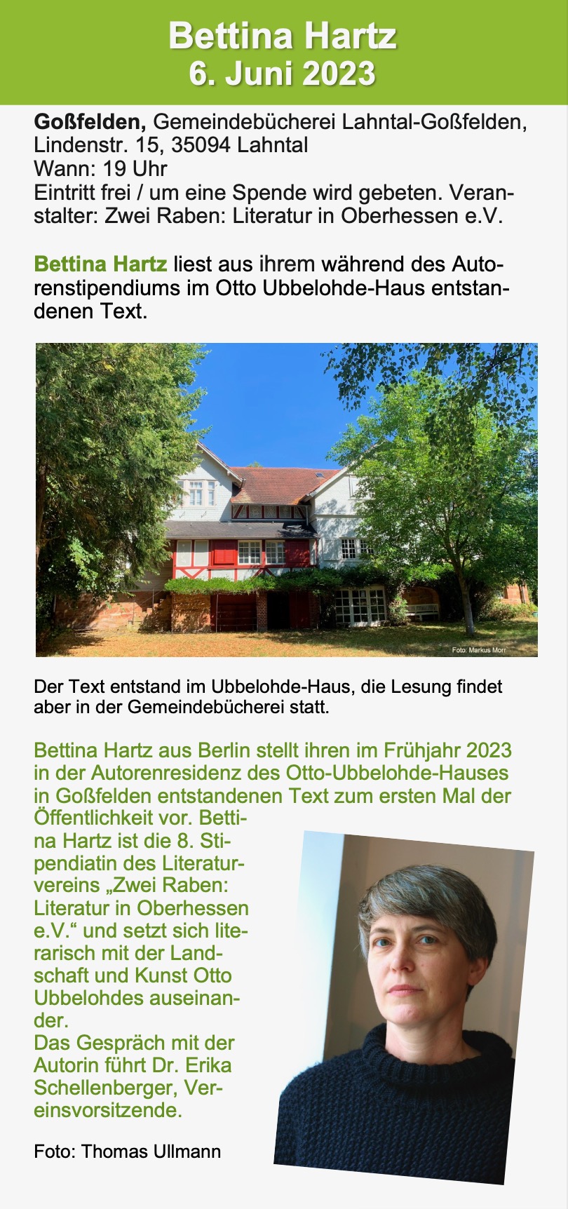 6. Juni, Lahntal-Goßfelden